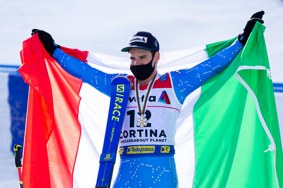 Cortina 2021. Luca si veste d’argento.